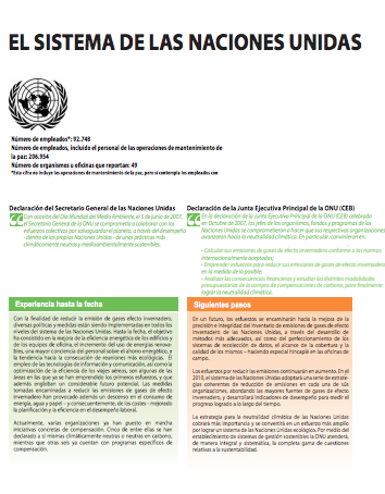 Moving Towards a Climate Neutral UN 2009 (Spanish) - Page 2