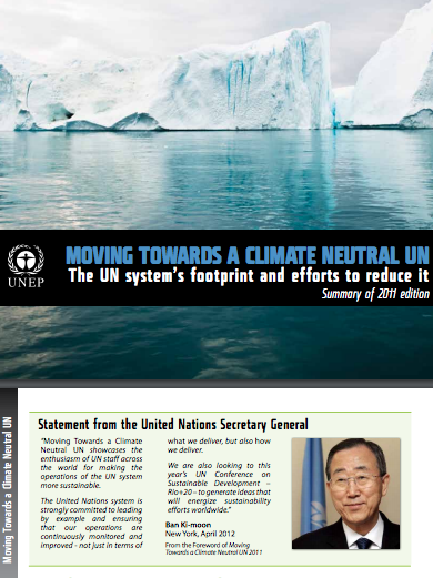 Moving Towards a Climate Neutral UN 2011