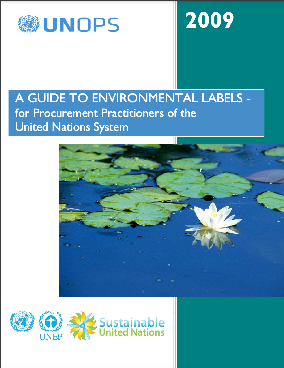 Front cover of Guide to Environmental Labels