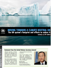 Moving Towards a Climate Neutral UN 2011